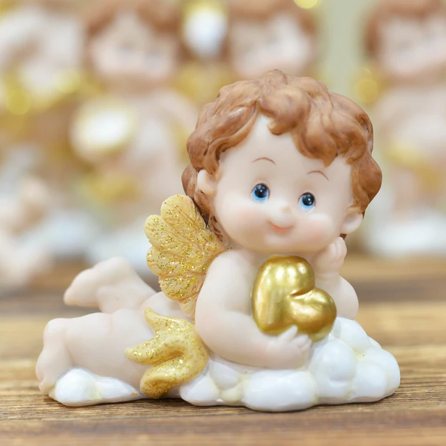 Lovers Angel Cupid figurine Cupid angels Cup Trinket Miniature Creative