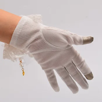 White Lolita Lace Gloves 4