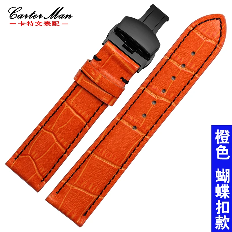 New High quality Genuine leather watchband20mm 22mm for MD watch strap