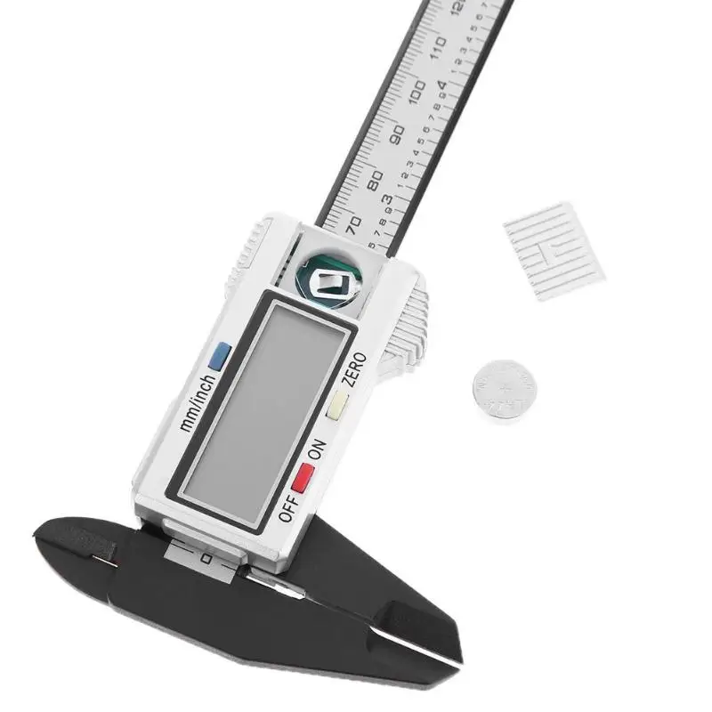 0-150 мм пластик электронный цифровой штангенциркуль пластик цифровой Калибр измерительная линейка микрометр измерительная линейка Trammel