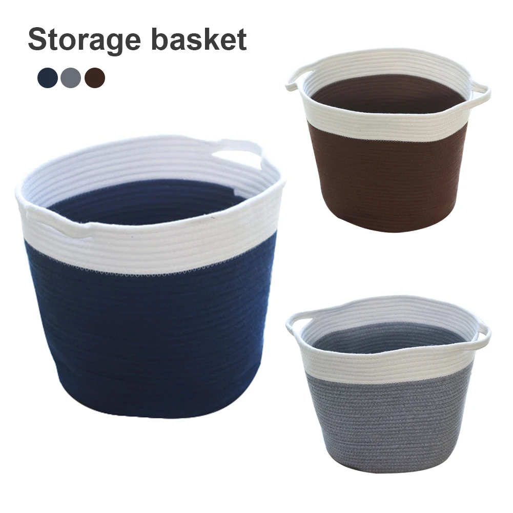 45 # المنسوجة تصميم المنزلية المنسوجة الغسيل صندوق تخزين ملابس حامل سلة لعبة وجبات خفيفة منظم الحقيبة 45 # المنسوجة تصميم المنزلية المنسوجة الغسيل صندوق تخزين ملابس حامل سلة لعبة وجبات خفيفة منظم الحقيبة