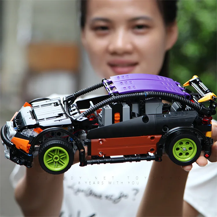 20053 техника хэтчбек Тип R Набор MOC-6604 дистанционное управление 640 шт. строительный конструктор кирпичики игрушки подарок для детей