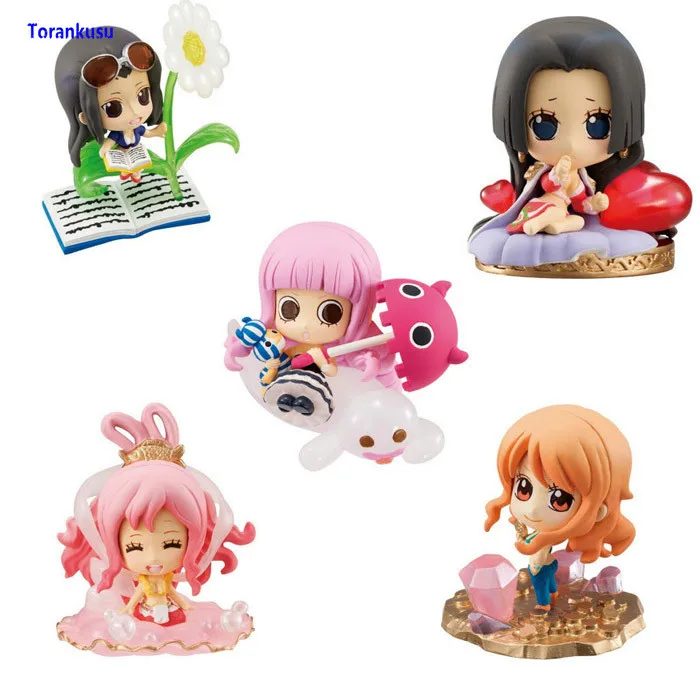 

Anime One Piece Action Figure Hancock Robin Nami Shirahoshi Perona Figure PVC Action Figure Toys For Children Christmas Gift XPC
