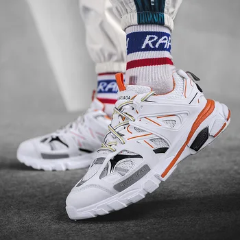 

2019 Explosion Spring and Autumn new Personitly trend shoes breathable casual wild mixed strap shoes Comfortable men's shoes