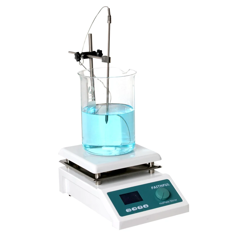 SH-4C Laboratory Magnetic Stirrer with Heating Hotplate Blender mixer Temperature Digital Control Display,with Magnetic Stir Bar SH-4C Laboratory Magnetic Stirrer with Heating Hotplate Blender mixer Temperature Digital Control Display,with Magnetic Stir Bar