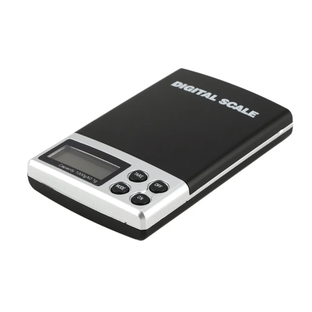 

Mini Digital Pocket Scale 1000g 0.1g Precision g/ozt/dwt/ct/oz/gn for Kitchen Jewellery Pharmacy Tare Weighing Weight Measure