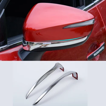 

For Mazda CX-5 CX5 2015 2016 Car Rearview Mirror Decoration Trim Rear View Mirror Cover Trim Strips Exterior Trim Accessories