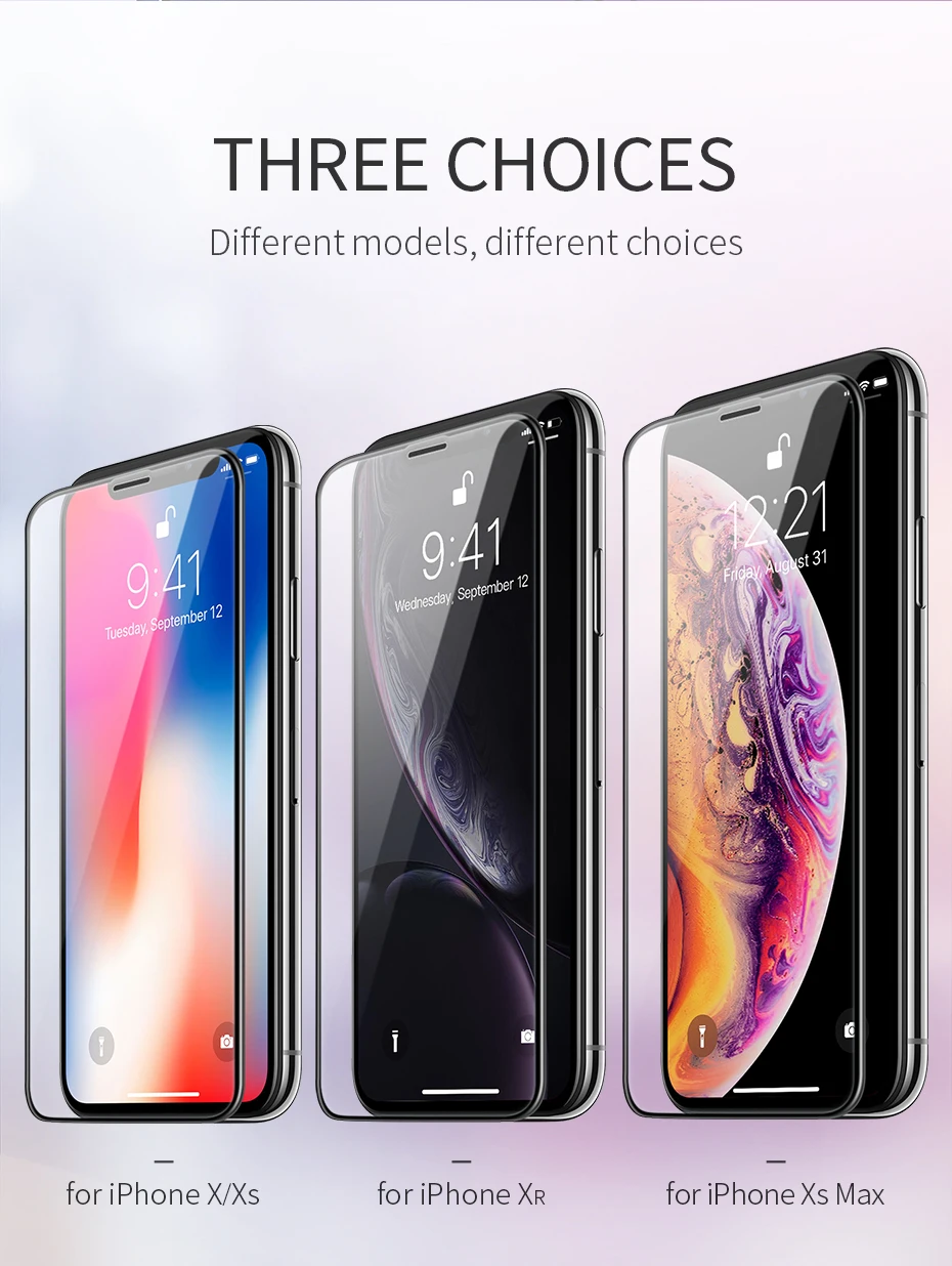 HOCO 3D Защитное стекло для iPhone 7 8 plus X XR Xs на iPhone 11 Pro Max защита экрана полное покрытие стекло для iPhone xs max