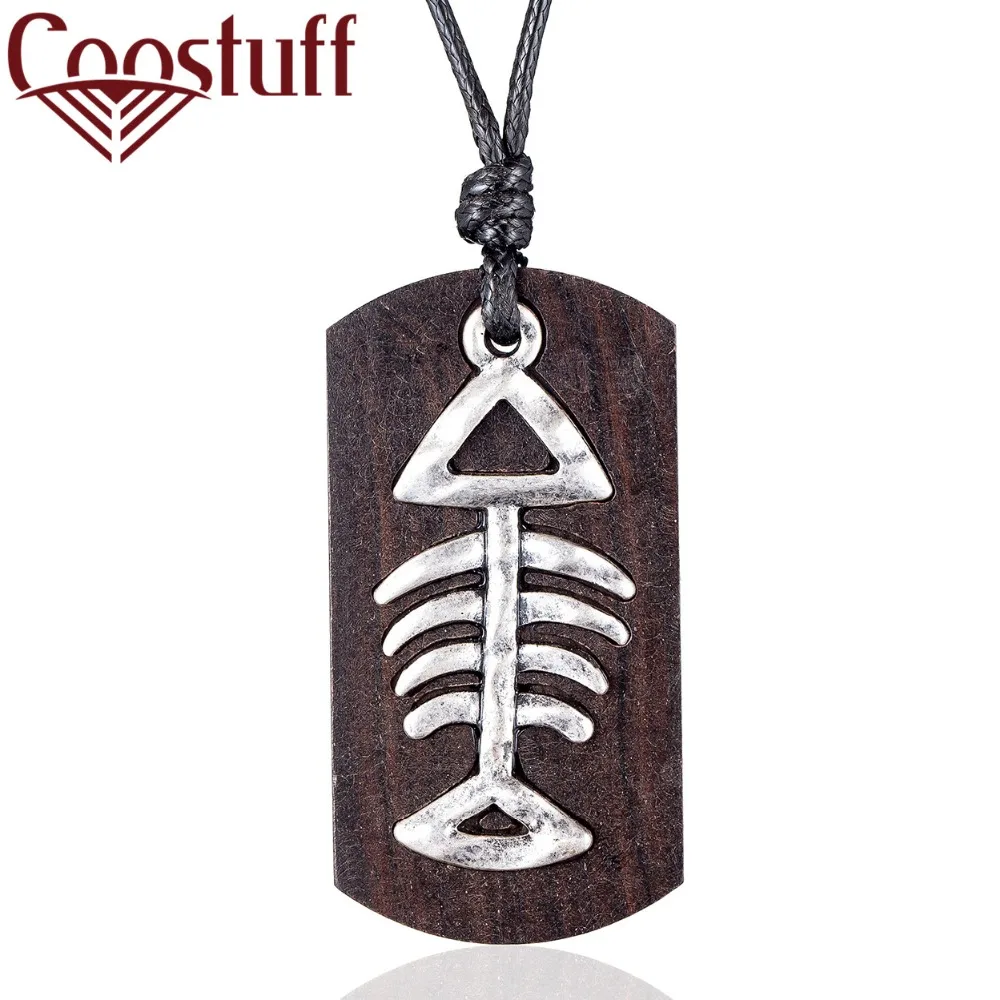 

Wholesale sandalwood Women Jewelry Long Necklaces Vintage Fish necklaces & pendants collares mujer choker kolye bijoux femme