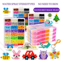 NEW 24 Colors DIY Water Spray Magic beads Hand Making beads 3D Puzzle Educational Toys For Children Kit Ball Game 1