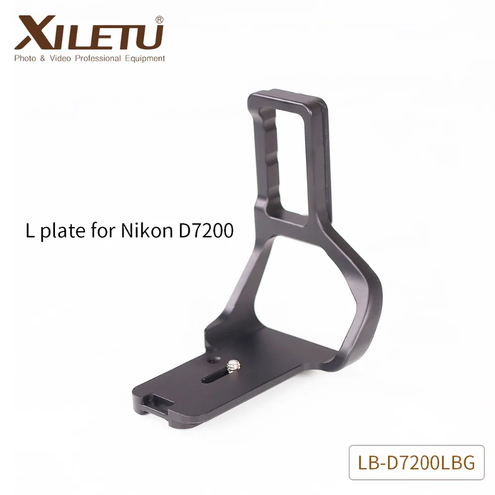 

XILETU LB-D7200LBG Professional Camera Tripod Stand Quick Release Plate Aluminum Mounting Bracket For Nikon D7200