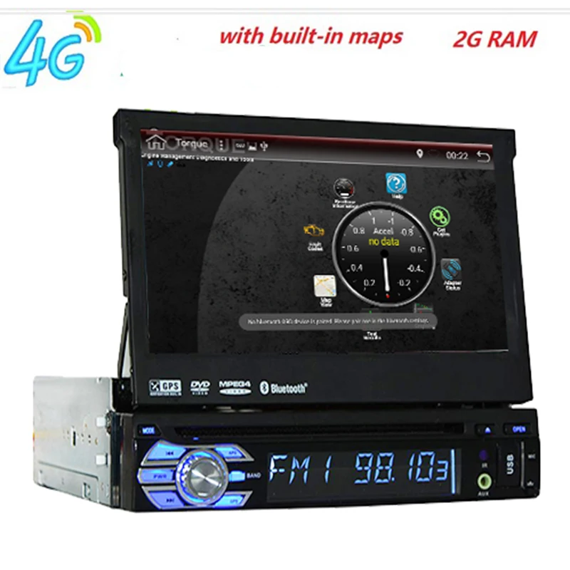 7 &quotDin Android 8 01 CarDVD плеер GPS навигация Универсальный In dash Съемная передняя панель