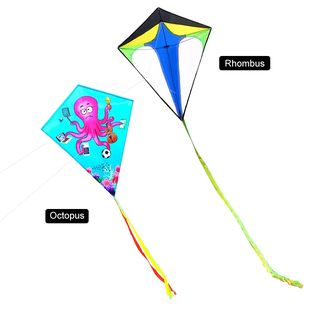 Летающие игрушки красочные мультяшный осьминог кайт Спорт на открытом воздухе одной линии воздушный змей с 30 м летающий линии для детей