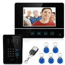 Freeship Casa 7 “monitor LCD de Color Manos Libres de Intercomunicación Video de La Puerta Del timbre Del Teléfono Sistema de Intercomunicación Con Cable Timbre IR Kit de Cámara
