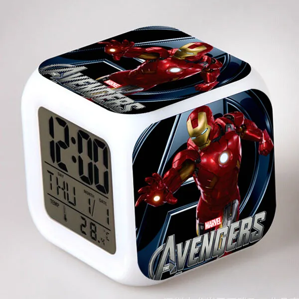 Iron man/Captain America/Thor Digital Clocks Watch Marvel's The