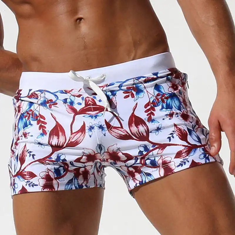 mens short trunk bathing suits
