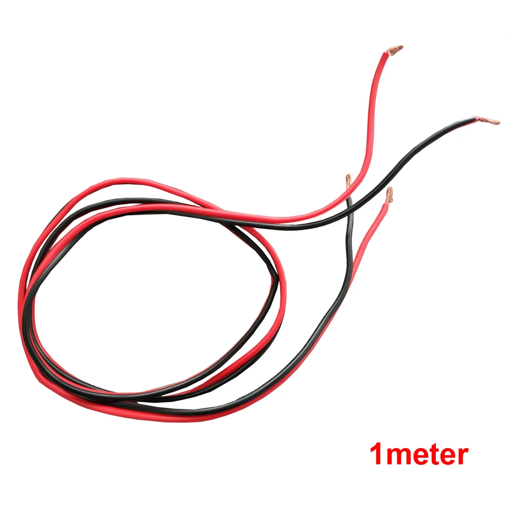 Электрические провода датчика AWG 16/17/18/19/21/22/24 чистый Медь провода красные, черные 2*0,2~ 2.5mm2 10 метров изоляцией ПВХ кабель-удлинитель