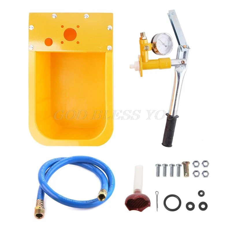 

Water Pressure Tester Pump 2.5MPa Pipeline Tester 25KG Manual Hydraulic Tester Pump