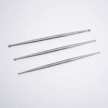 

1.5/2.5/3.5/4.5mm Stainless Steel Small Ball Stylus Pen Clay Sculpting Tools 2-way Dotting Pen Marbleizing Tool Nail Art Paint