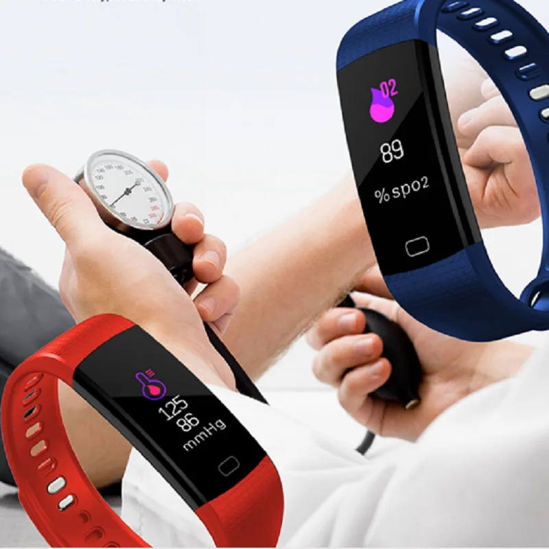 Lemado Y5 Smart Fitness Bracelet Tracker Blood Pressure Oxygen Smart Sport Watch Waterproof Heart Rate Monitor Smart Wristband