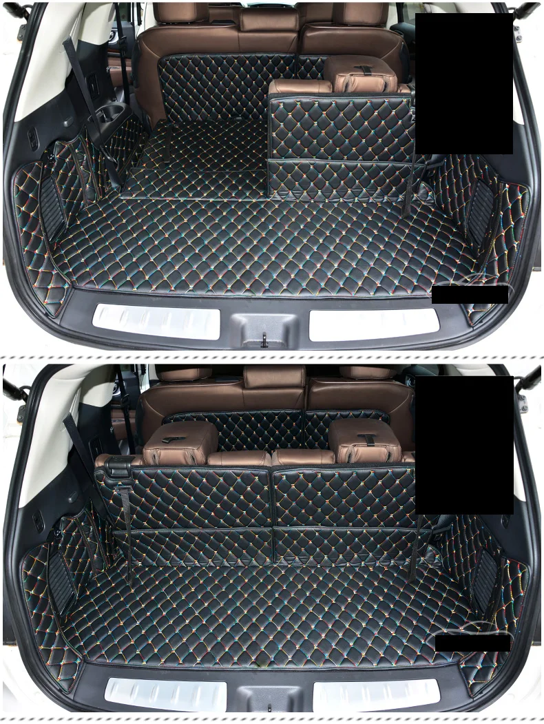 Волоконно кожаный коврик для багажника автомобиля infiniti qx60 2012 2013 2014 2015 2016 2017 jx35