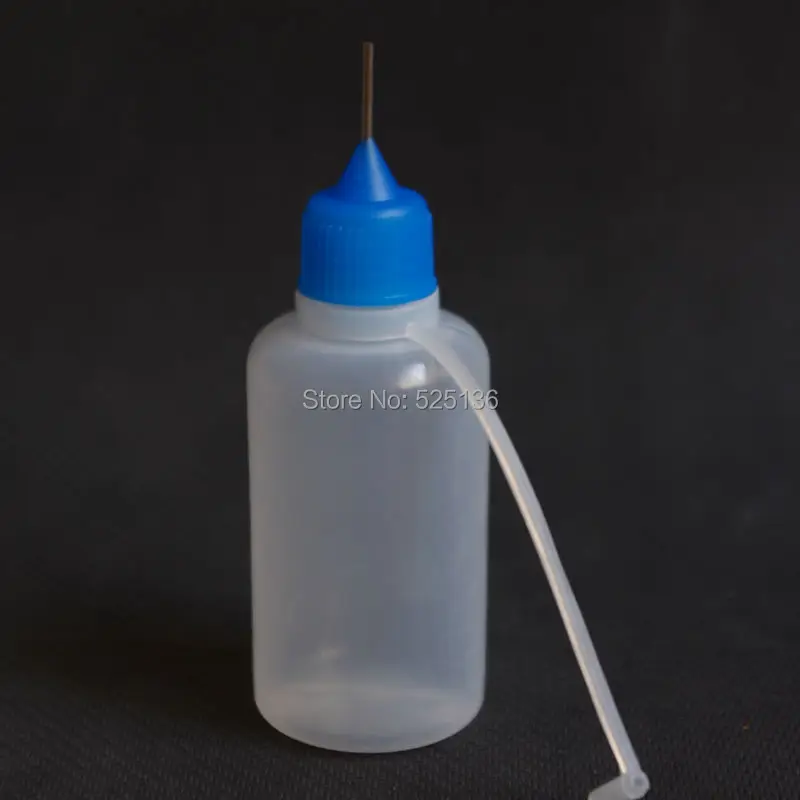50ml E liquid Empty Bottle Needle Bottle for eGo Series Electronic Cigarette E cig Plastic Empty