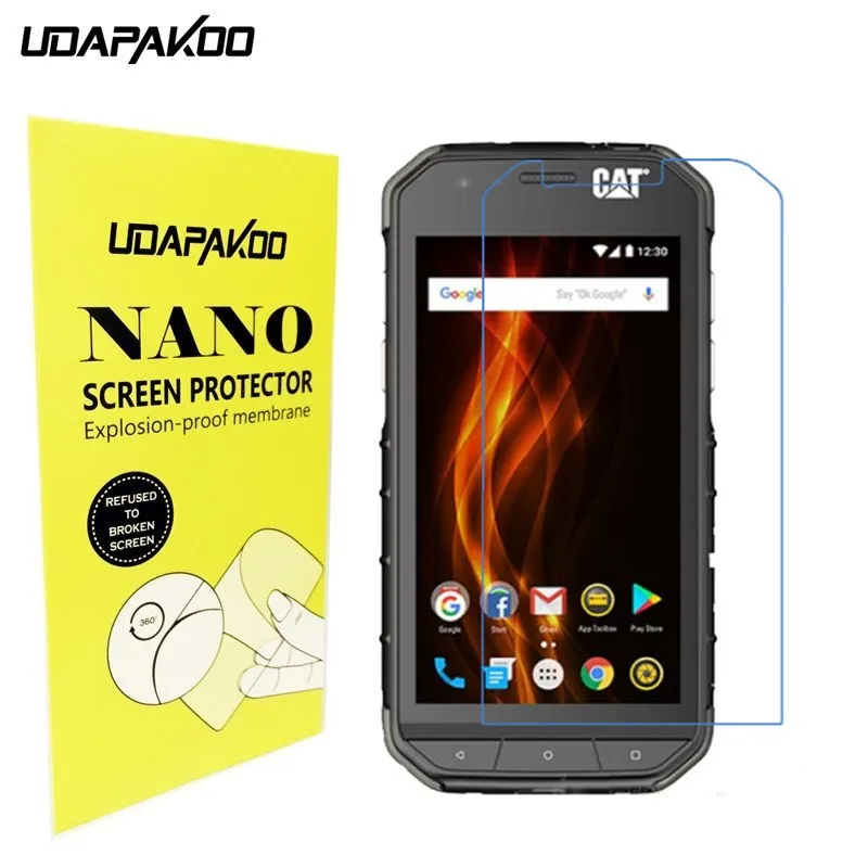 Udapakoo мягкие Стекло фильм нано взрывозащищенные Экран протектор для CAT s31|glass screen