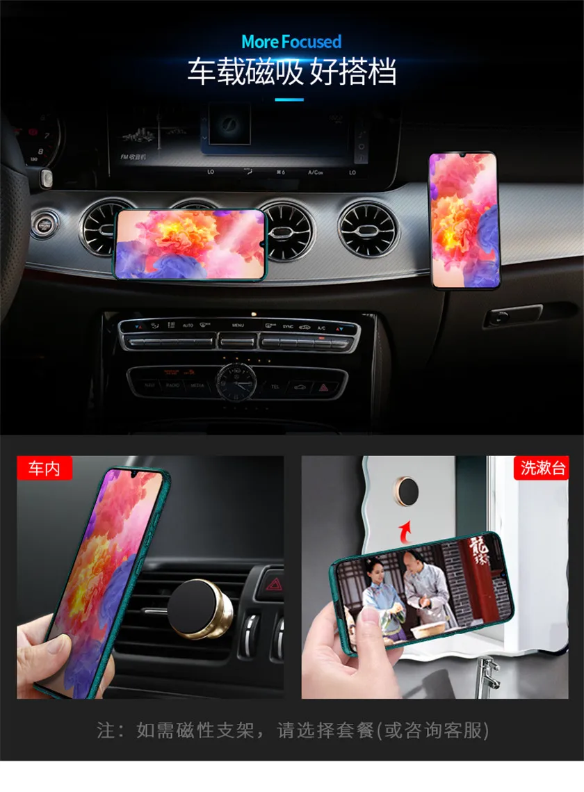 Full Protective Plastic Metal Case for Huawei P30 Pro Case Hard Thin Slim Car Magnet Cover for Huawei P30 P30 Pro (1)