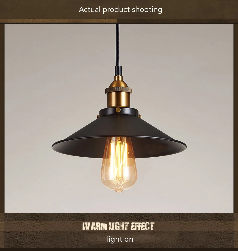 Подвесные светильники Лофт промышленный винтажный подвесной светильник креативный Эдисон Светодиодная лампа из кованого железа с одной головкой Ретро подвесной светильник