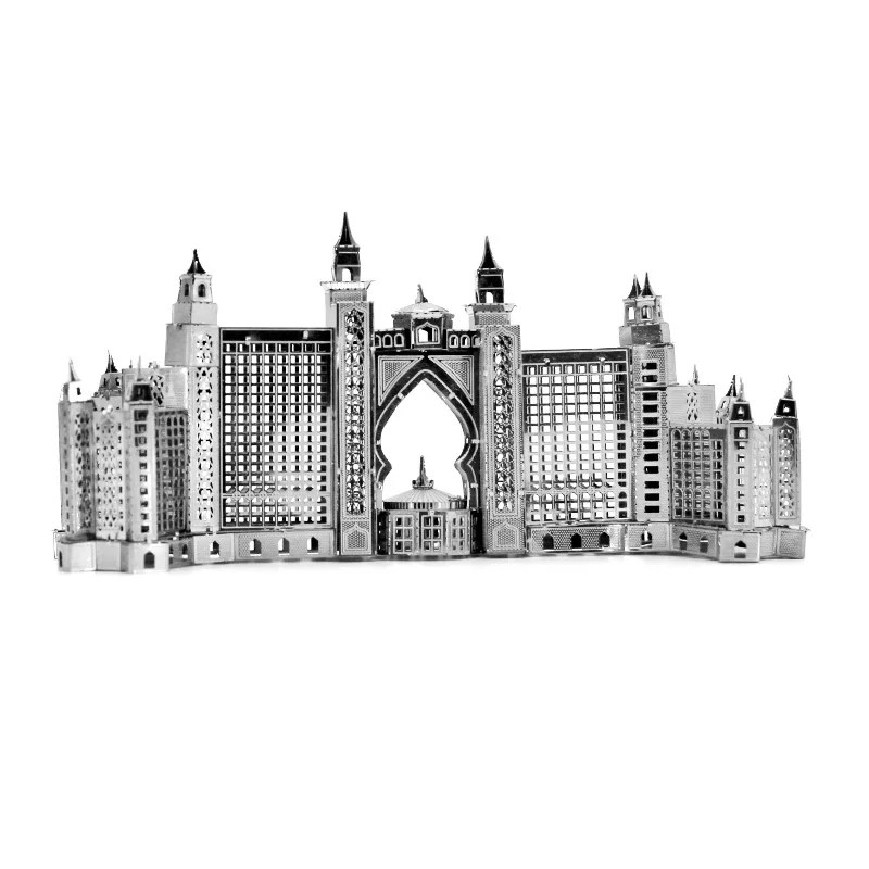 Новинка 2019 3d металлическая головоломка модель atlantis отель/собора Святого