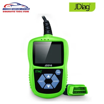 

JDiag JD316 OBD2 Automotive Engine Fault Code Reader ODB2 Auto Scanner Read Clear Fault Code Support CAN K-line
