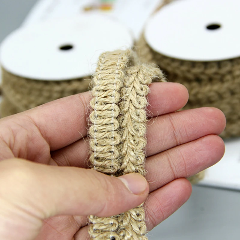 ZERZEEMOOY 10MM 5Meters Rustic Wedding Decoration Jute Twine Thin Twisted Jute Rope String Cord Christmas Lace