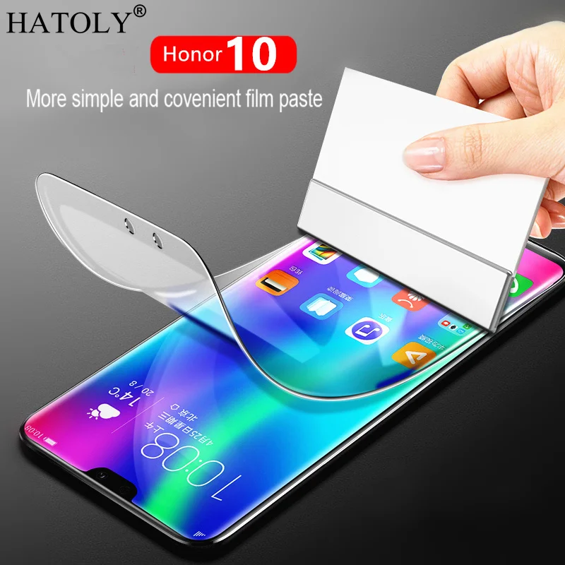 

2PCS For Huawei Honor 10 Screen Protector Ultra-Thin Soft TPU Full Cover Film For Huawei Honor 10 Protective Film Honor 10 5.84"