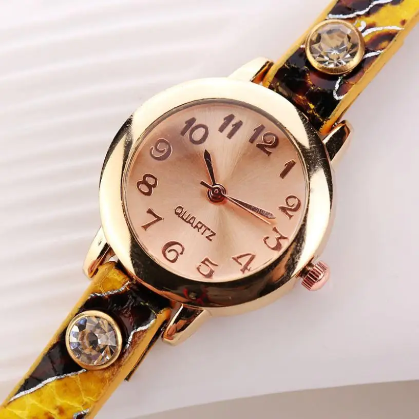 Montre Femme Мода 2017 г. простой Стиль Для женщин Часы relogios feminino Элитный бренд кварцевые