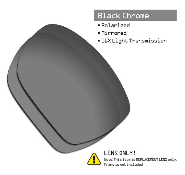 Поляризованные Сменные линзы SmartVLT для солнцезащитных очков Oakley Dispatch 1-несколько вариантов - Цвет линз: Black Chrome