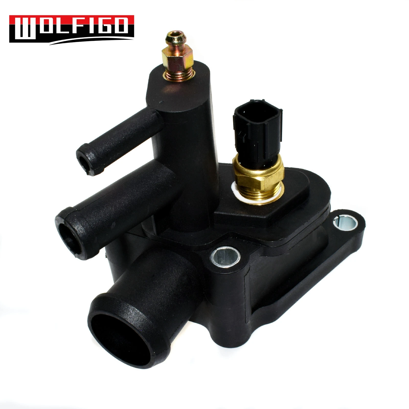 WOLFIGO For Chrysler Sebring2001-2006 Dodge Stratus 2001-2006 Thermostat Housing Coolant Air Bleeder 4792630AA,30GE390GT582R