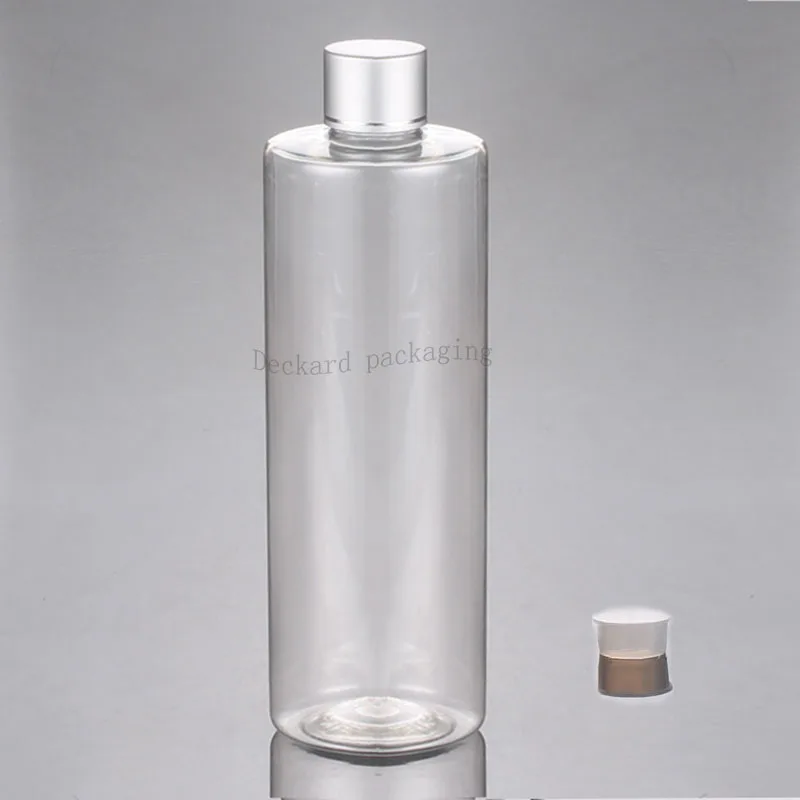 Wholesale 20pcs 500ml Plastic Lotion Bottle Rotated Cap Transparent