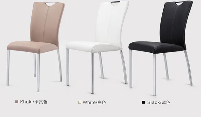 Special Offers Household modern simple stainless steel dining chair fashion leisure back chairs PU leather dining chairs soft bag chairs Special Offers Household modern simple stainless steel dining chair fashion leisure back chairs PU leather dining chairs soft bag chairs
