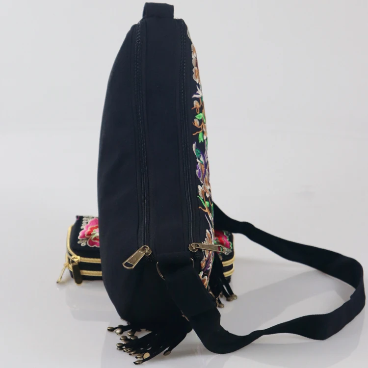 bags women shoulder crossbody bag fringe tassel handbags flower (13)