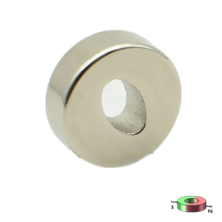 Diametrically NdFeB Oval Ring Diameter 10x5x3x3.5 mm