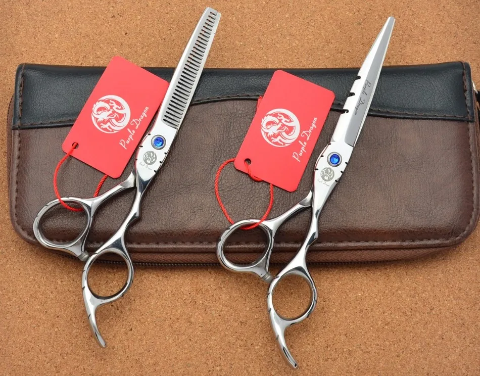One Pair 6'' Hairdressing Scissor Factory Price 440C 62HRC Home Salon