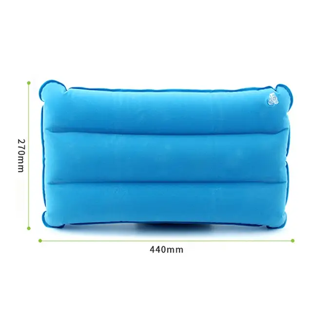 Outdoor Inflatable Pillow Large Rectangular Pvc Flocking Head