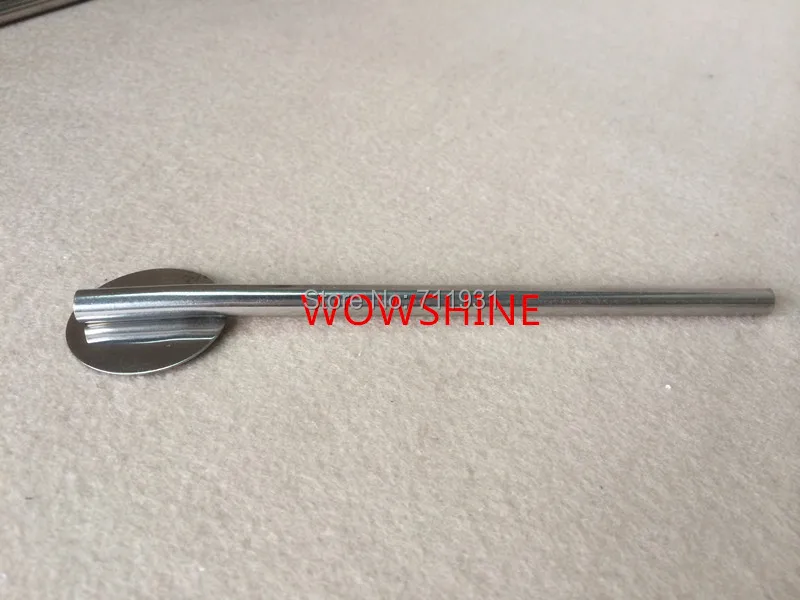 WOWSHINE 100pcs/lot stainless Steel Drinking Straw Tea Stirring Spoon Bar kitchen straw spoon length 13cm