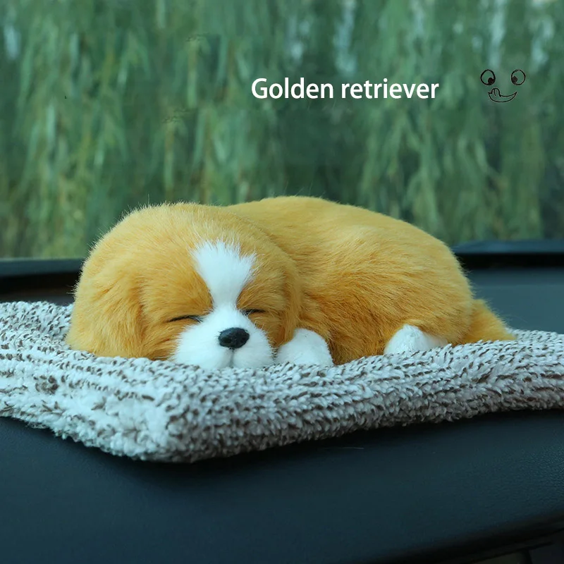 

2018 new creative air freshener cute car air freshener simulation dog car/home solid charcoal bag