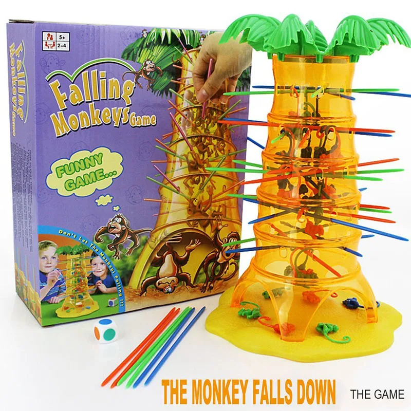 

Newest Dump Falling Tumbling Monkey Puzzle Family Toys Educational Interactive Children Birthday Collection Game Toys Gifts