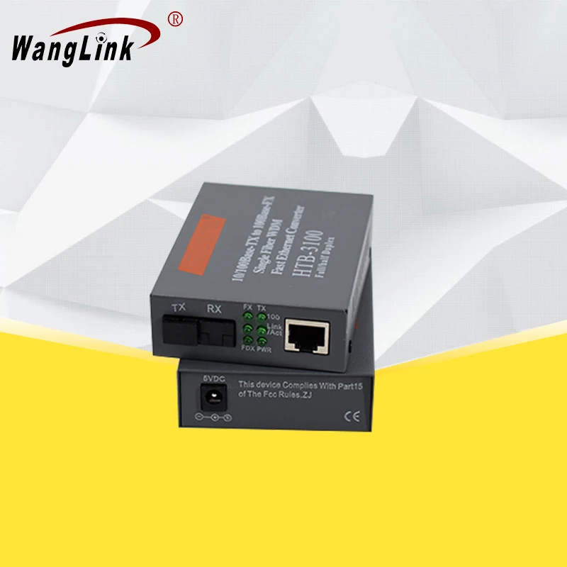 

Fiber media converter Single mode Single Fiber Converter 25km SC 10/100M