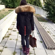 Пальто из натуральной кожи, Женское пальто с меховой подкладкой, воротник из меха енота, двусторонняя байкерская куртка, воротник из натурального меха енота, куртка для стрижки