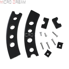 Мотоцикл с ЧПУ повернутые назад рукоятки, подступни w/болты для Suzuki бульвар M109R 2006 2007 2008 2009 регулируемый руль мотоцикла стояк