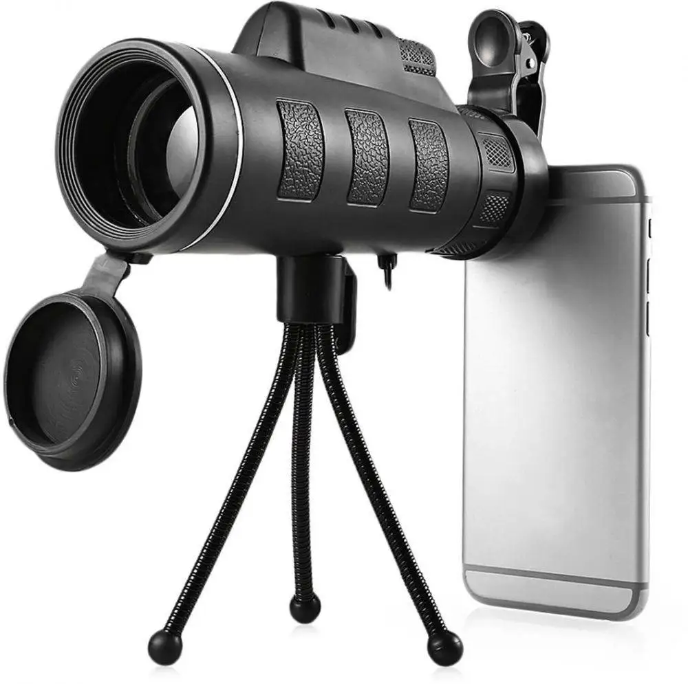 

40x 60mm Zoom Angled Spotting Scope Monocular Telescope with Tripod