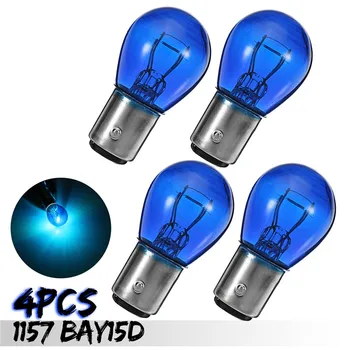 

4pcs DC12V Automotive 1157 BAY15D Halogen Blue Bulb Braking Steering Signal Light Car Tail light Lamp